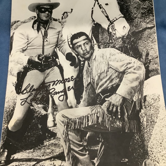 Signed Picture of Lone Ranger and Tonto - Picture 3 of 4